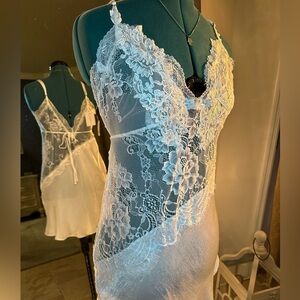 Nordstrom Lace Chemise in White